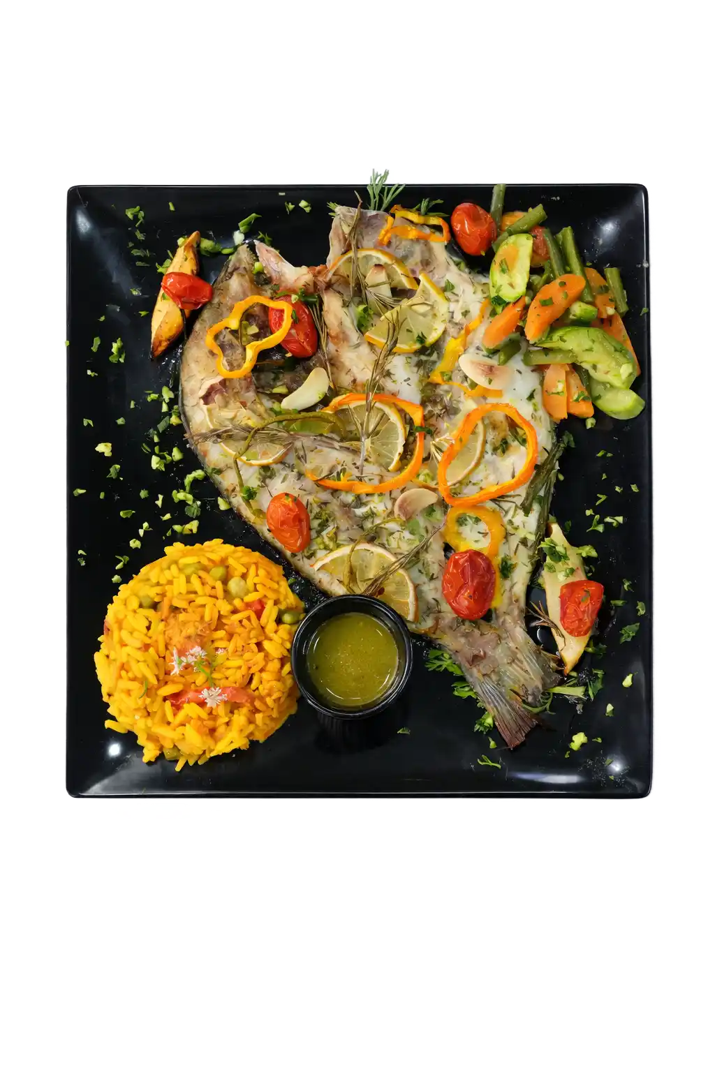 Riz Safrané & Poisson